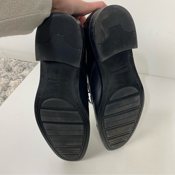 Cole Haan black derby men’s dress shoes - Picture 5 of 7